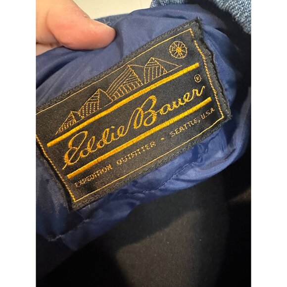 Eddie Bauer Expedition Quilted-Lined Denim Jacket – Made in USA – See Measure - Picture 2 of 15
